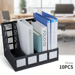 10pcs Desk Organizer File Holder Office Stationery Organizer