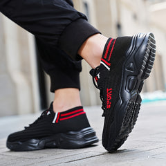 Men's Chunky Shoes Soft Sole Breathable Sneakers For Outdoor Activities