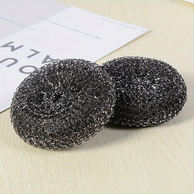 Pot Clean Brush Kitchen Dish Cleaning Brush Reusable Steel Brush
