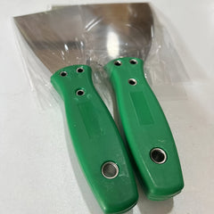 4pcs Putty Set Stainless Steel Green Paint Tool
