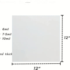 10 Mil Mylar Sheet Milky Translucent PET Blank Stencil Making