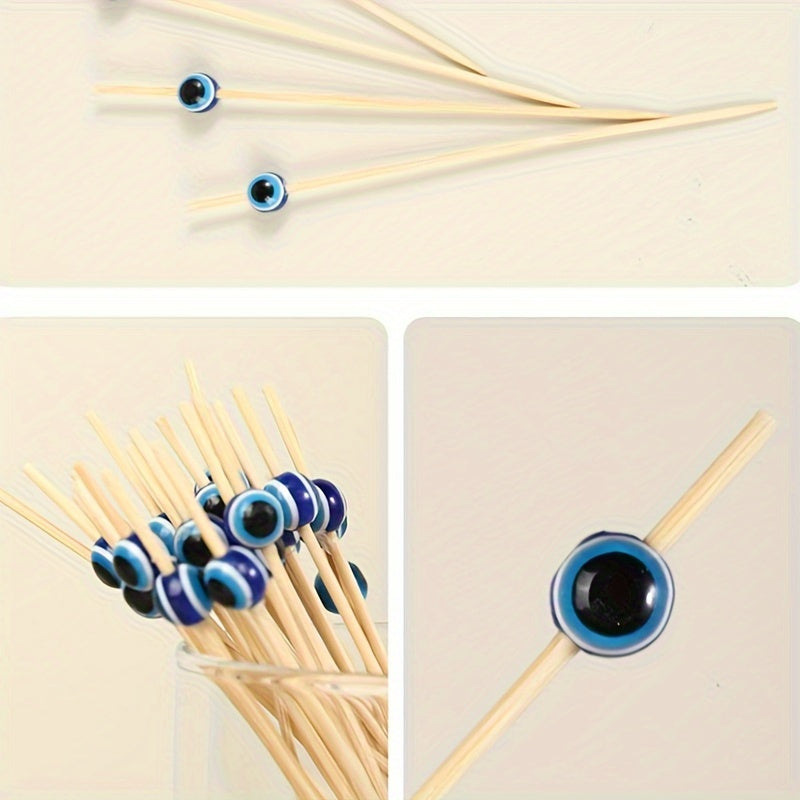 Eye Fancy Sticks Cocktail Sushi Stick Decorative Bamboo Toothpick