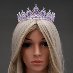 Girl's Princess Rhinestone Crown Hair Accessory