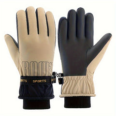 Outdoor Coldproof Windproof Gloves Warm Keeping Cycling Gloves