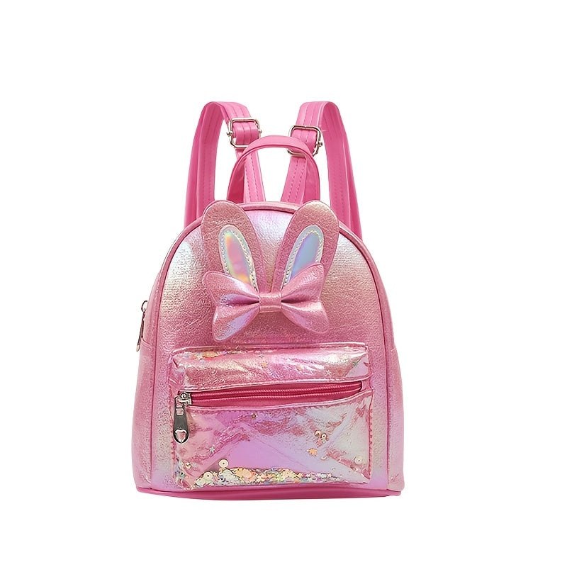 Kids Bowknot Rabbit Ears Backpack for Girls