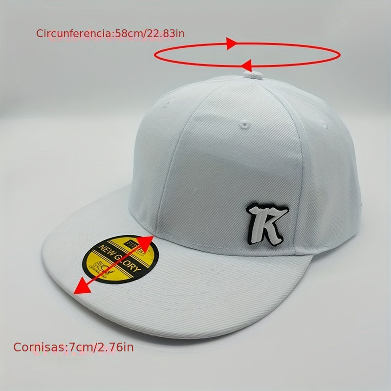 Men's R Embroidered Baseball Cap Summer Hat