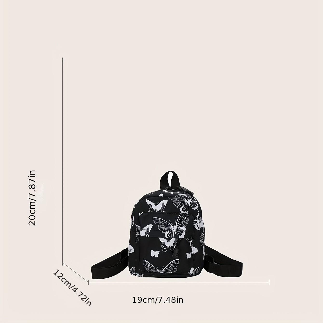 Kids Butterfly Schoolbag Lightweight Backpack Boys Girls Travel Backpack