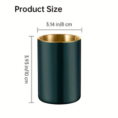 Stainless Steel Car Ashtray Mini Trash Can Anti-dust Anti-drop