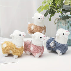4.33'' Alpaca Plush Keychain Soft Cartoon Doll Toy