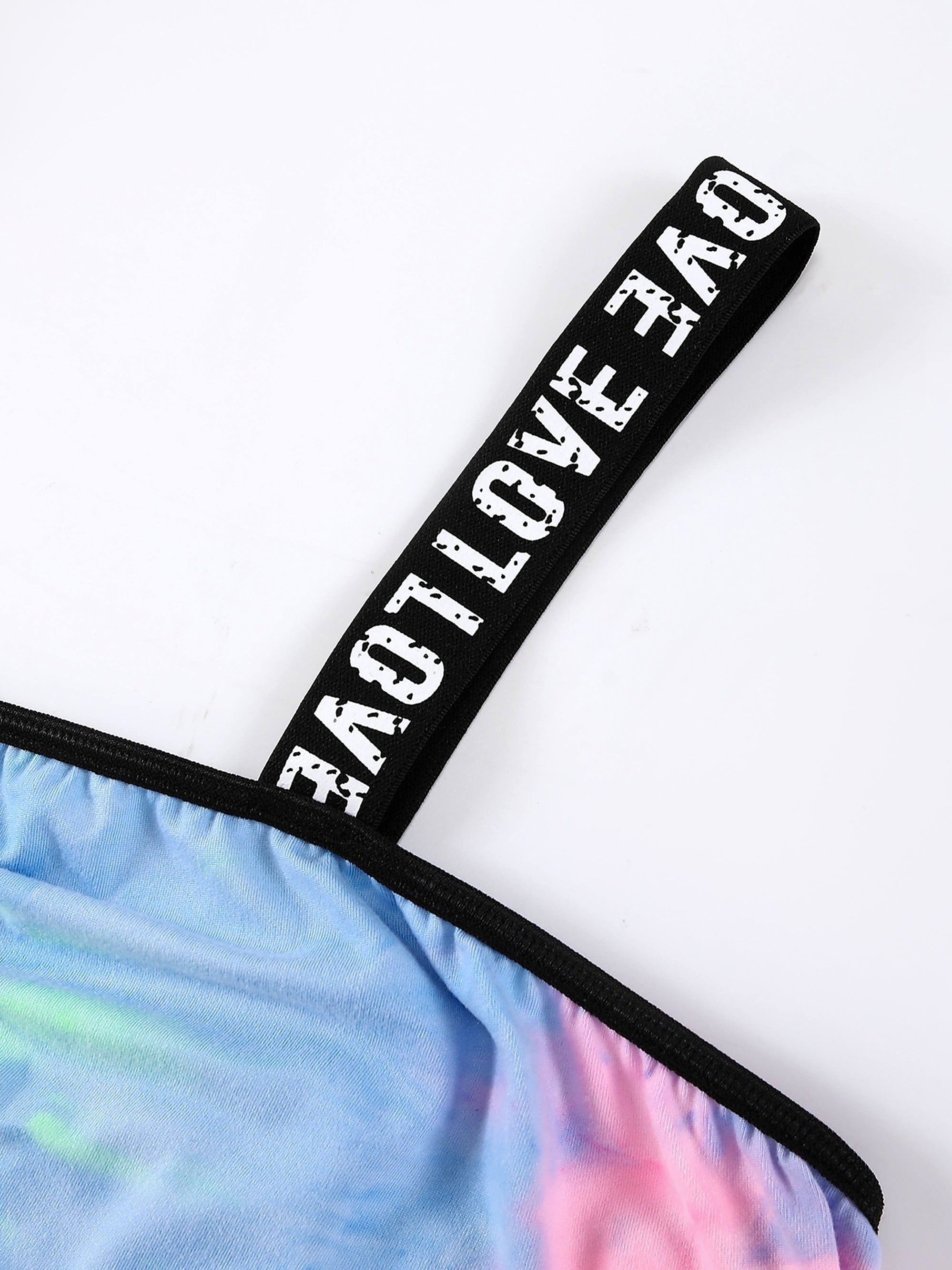  Ombre Print Ruched Full Cover Bralette