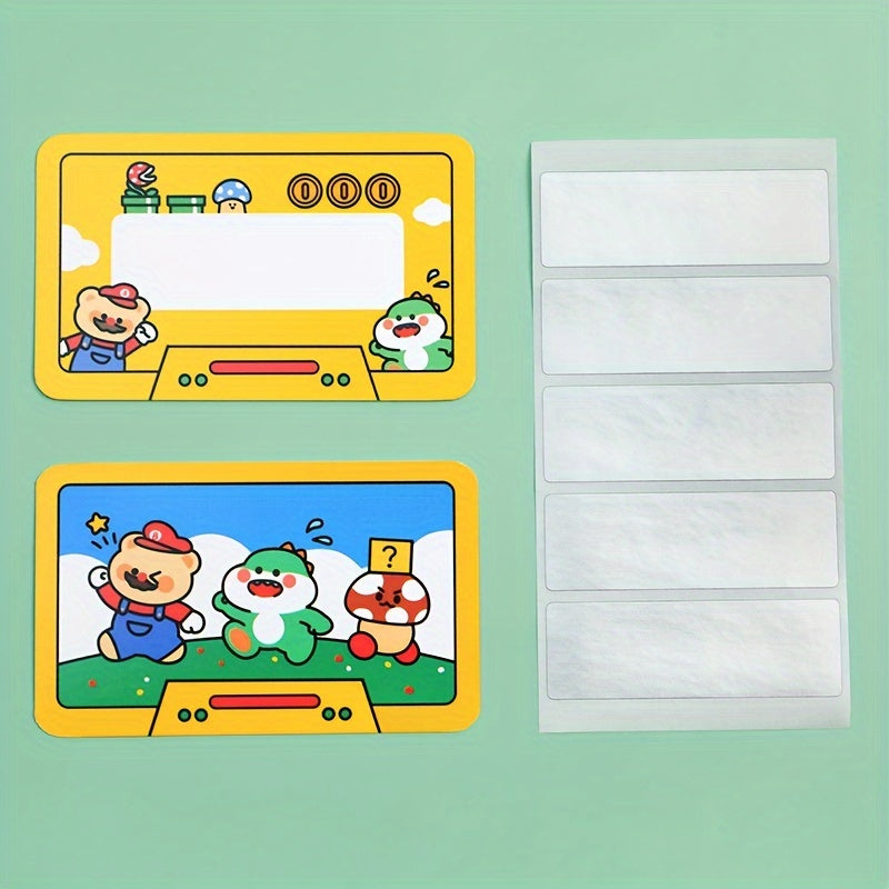 20pcs Animal Scratch Cards with Stickers DIY Surprise Game
