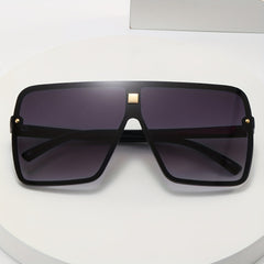 Y2K Oversized Square Sunglasses Gradient Lens Rivet Decor Glasses UV400