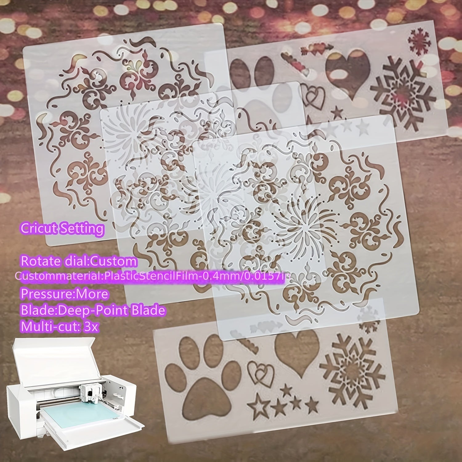 10 Mil Mylar Sheet Milky Translucent PET Blank Stencil Making