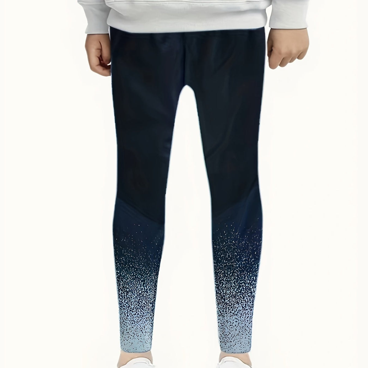 Girls Gradient Leggings Comfy Slim Leggings All Seasons