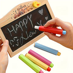 3pc Easy-Grip Chalk Clip, Non-Dirty Cover, Durable, Wear-Resistant, Mixed Colors