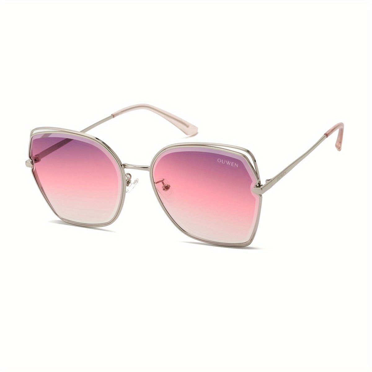Large Butterfly Sunglasses For Women Gradient Hollow Metal UV400 Sun Shades