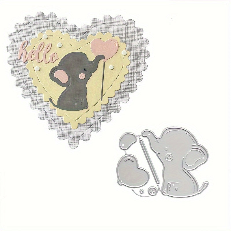 Elephant Animal Metal Cutting Dies for Scrapbooking