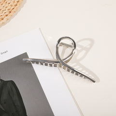 Stylish Hair Claw Clip Large Metal Thick Thin Hair Jaw Clip Women 1pc