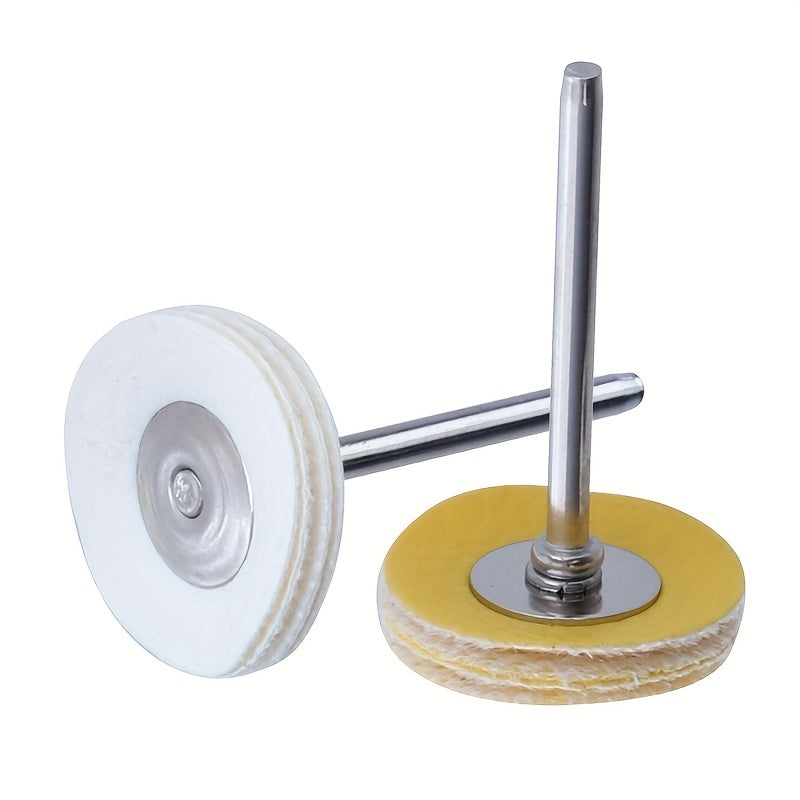 10pcs Leather Buffing Wheel 3x25mm Polishing Grinding Disc Rotary Tool