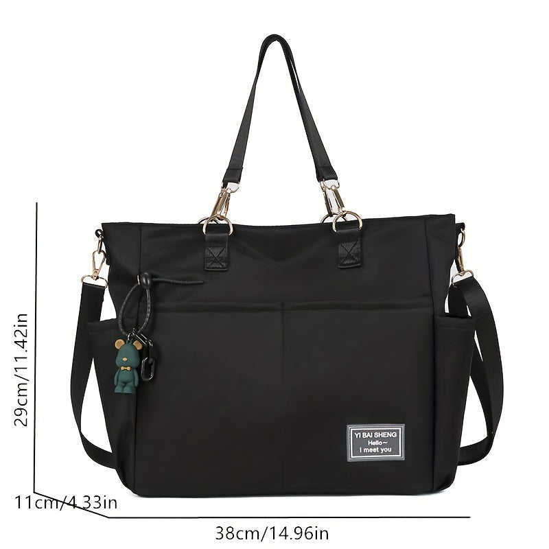 Large Capacity Tote Storage Bag Casual Shoulder Bag All Match Minimalist Bag
