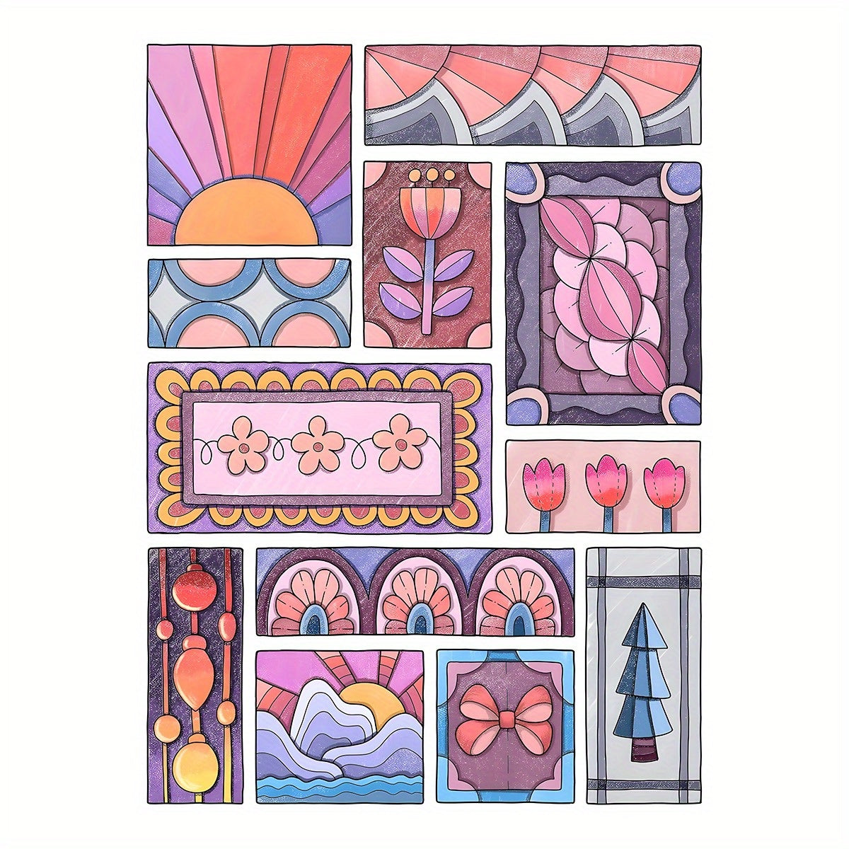 Mindfulness Patterns Coloring Book for Teens and Adults