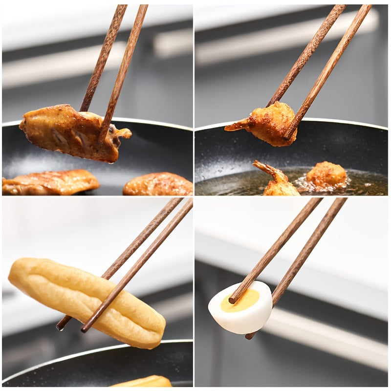 Wood Cooking Frying Chopsticks Extended Chopsticks Reusable Kitchen Supplies