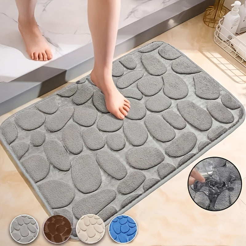 Soft Non Slip Memory Foam Bath Mat Essential Bathroom Accessory