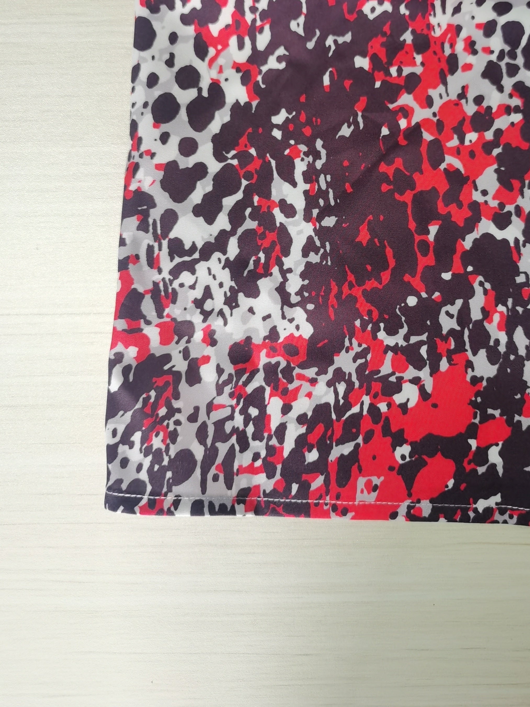  Leopard Print Cold Sleeve Short Sleeve Blouse