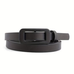 3pcs Long Buckle Belt Solid Vintage PU Waistband Thin Girdle For Women