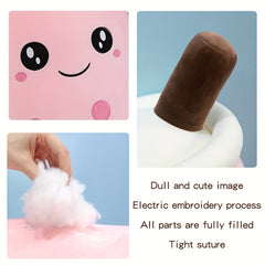 Creative Milk Tea Plush Toys And Funny Doll Pillows Pearl Milk Tea Cup Cushions