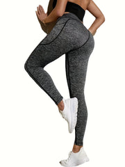 High Waist Yoga Leggings Pocket Skinny Butt Lifting Running Pants