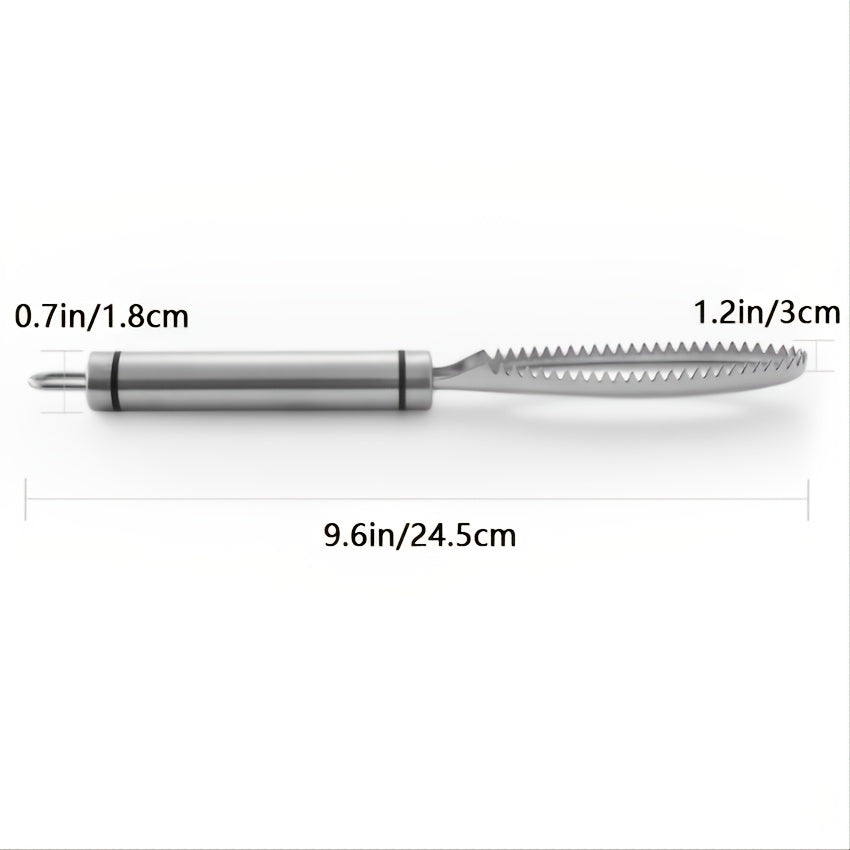 1pc Stainless Steel Descaler Fish Kill Tool