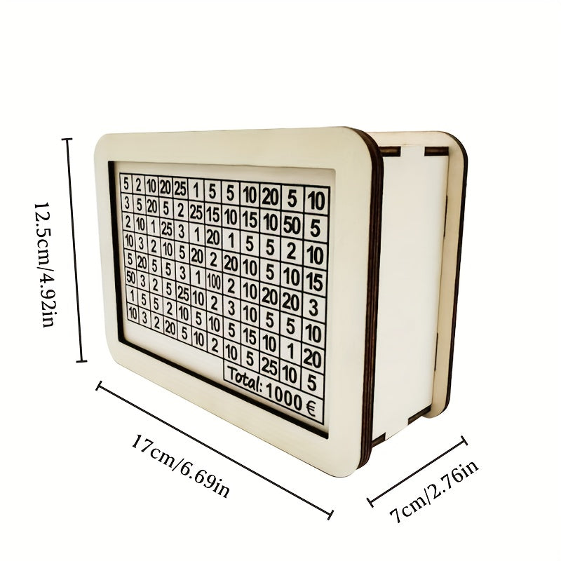 Wooden Crafts Money Box With Counter - Perfect Gift For Kids