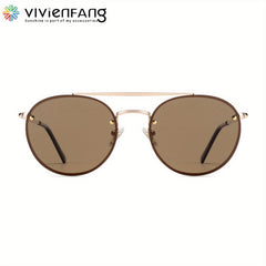 Men's Round Frame Sports Sunglasses UV Protection Cycling Fishing