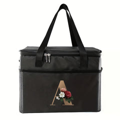 Insulated Canvas Lunch Bag Leakproof Reusable Thermal Tote