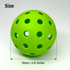 9pcs Outdoor Training Pickleball 74mm 40 hole