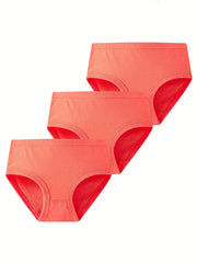 3pcs Girls Cotton Briefs Underwear Panties Toddler Kids