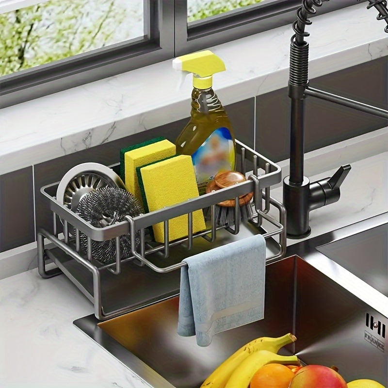 Sink Rack Sponge Drain Rack Stainless Steel Organizer