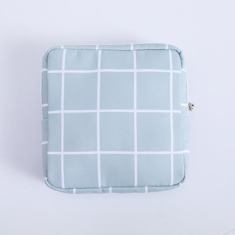 Portable Sanitary Napkin Storage Bag Mini Zipper Coin Purse