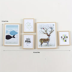Dollhouse Mural Wall Decorative Landscape Picture Frame DIY Accessories