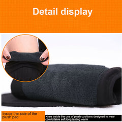 2pcs Winter Thickened Warm Knee Pads Wool Leg Sleeves Joint Protection