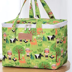 Insulated Large Capacity Lunch Bag Leakproof Waterproof for School Picnic