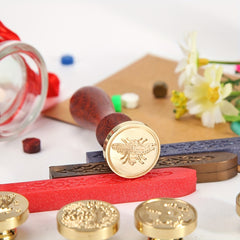 Retro Bee Pattern Fire Wax Seal for Envelope Cards