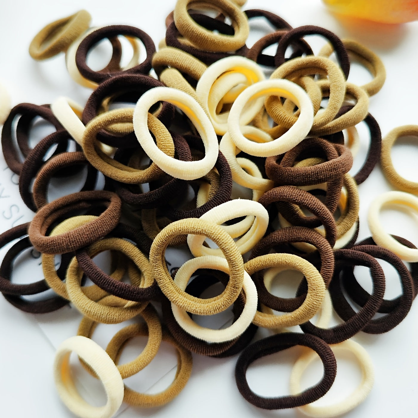 100pcs Elastic Baby Hair Rope Hair Accessories For Toddler Kids Girls