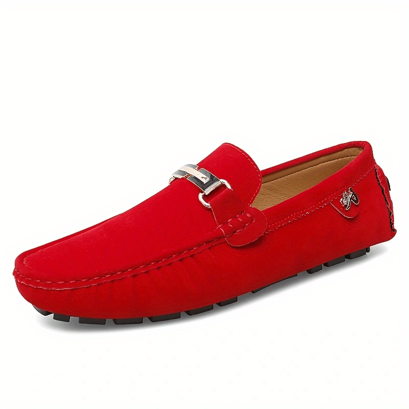 Women's Metal Decor Slip On Loafers Soft Sole Anti skid Shoes
