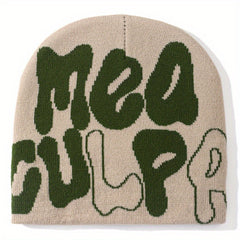 Unisex Hip Hop Knit Beanie Cap Men's Candy Y2K Thermal Hat