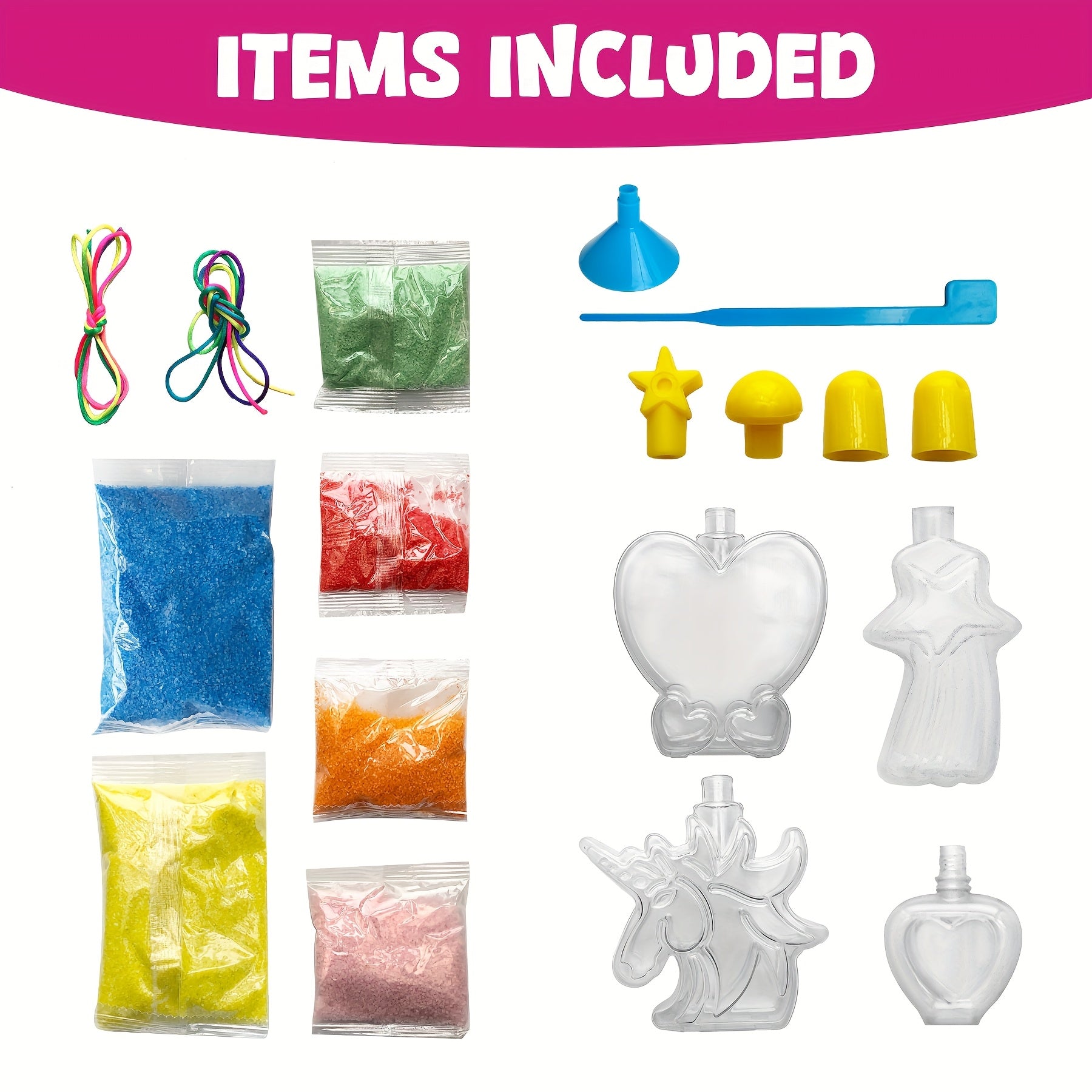 DIY Unicorn Sand Art Bottle Kit for Kids