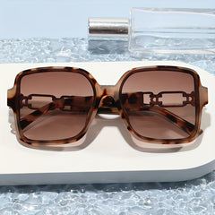 Square Sunglasses For Women Men Hollow Anti Glare Glasses