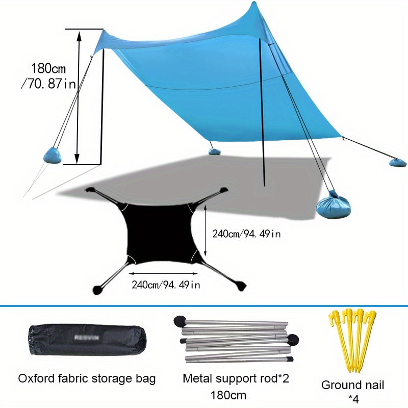 UV Protected Beach Canopy - Family Sun Fun