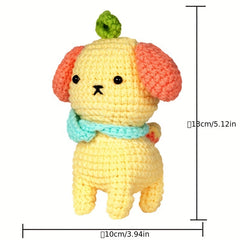 DIY Crochet Puppy Kit with English Instruction Book